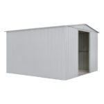 KOVINSKA VRTNA HIŠKA GLOBEL DREAM 1010 SREBRNA Š296 X G300 X V203 CM - slika 3